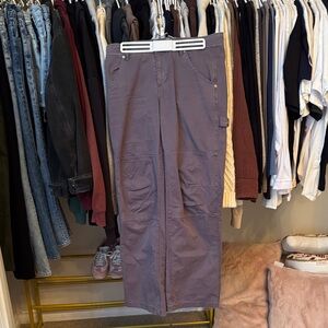 BDG Straight-Leg Utility Pants in Mauve
